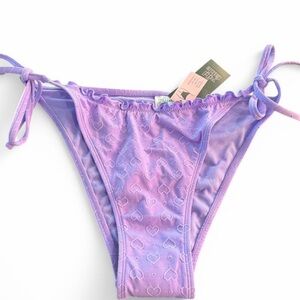 Purple Heart Bikini Bottom